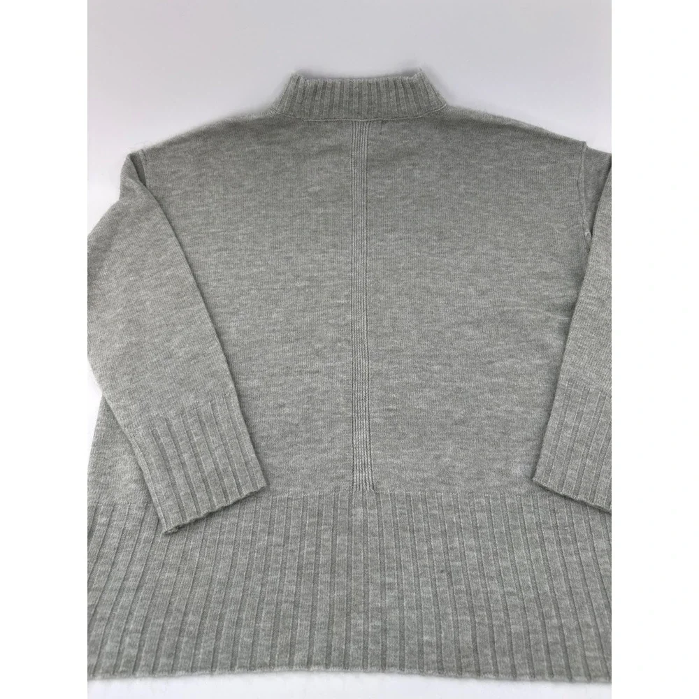 Jessica Simpson Mock Neck Ribbed Knit Sweater Light Green Women's Size M NWT